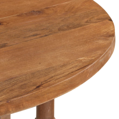 vidaXL Dining Table Round 110x76 cm Solid Mango Wood
