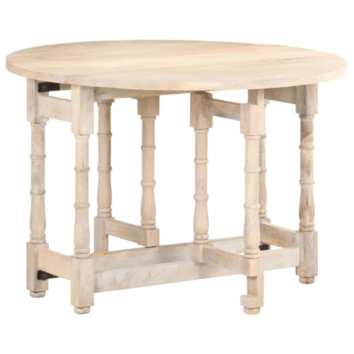 VIDAXL  Dining Table Round 110X76 Cm Solid Mango Wood