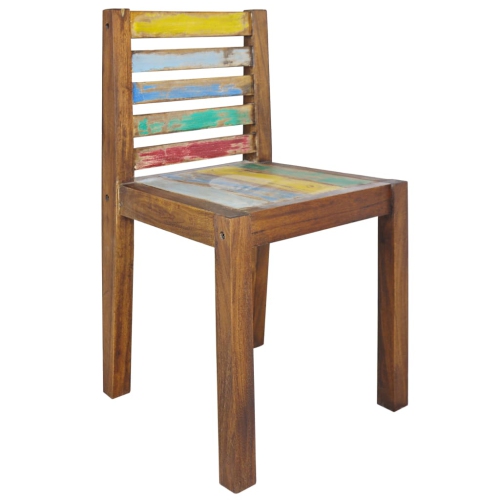 vidaXL Dining Chairs 4 pcs Solid Reclaimed Wood