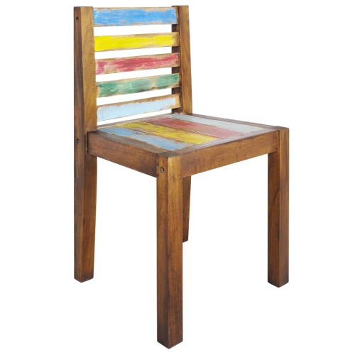vidaXL Dining Chairs 4 pcs Solid Reclaimed Wood