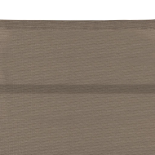 vidaXL Sun Lounger Textilene and Aluminium Taupe
