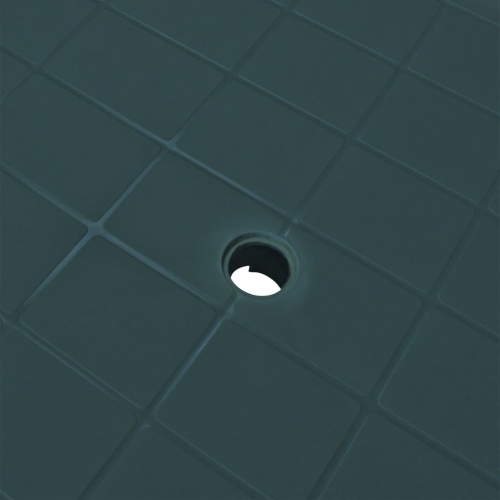 vidaXL Patio Table Green 39.8"x26.8"x28.3" Plastic