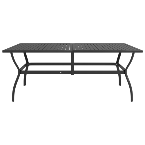 vidaXL Patio Table Anthracite 74.8"x31.5"x28.3" Steel