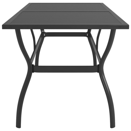 vidaXL Patio Table Anthracite 74.8"x31.5"x28.3" Steel