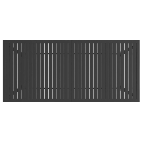 vidaXL Patio Table Anthracite 74.8"x31.5"x28.3" Steel