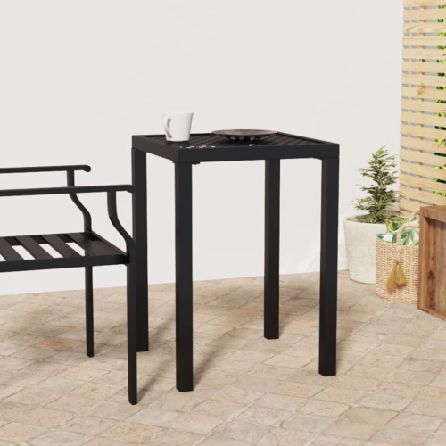 vidaXL Garden Table Anthracite 50x50x72 cm Steel