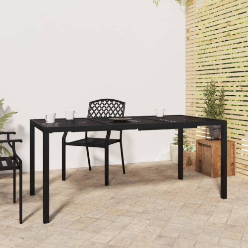 vidaXL Garden Table Anthracite 165x80x72 cm Steel