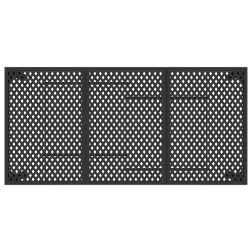 vidaXL Garden Table Anthracite 165x80x72 cm Steel
