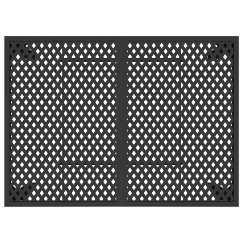 vidaXL Garden Table Anthracite 110x80x72 cm Steel