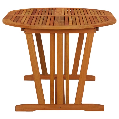 Table de jardin en bois massif d'eucalyptus de 75&nbsp;cm, 200 x 100 x très grand