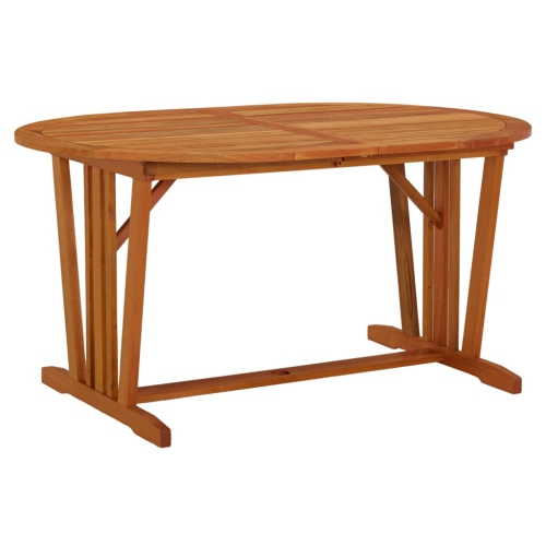 Table de jardin en bois massif d'eucalyptus de 75&nbsp;cm, 200 x 100 x très grand