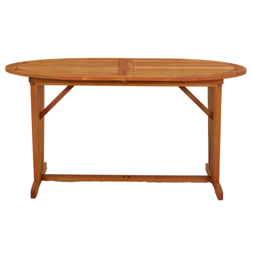 Table de jardin en bois massif d'eucalyptus de 75&nbsp;cm, 200 x 100 x très grand