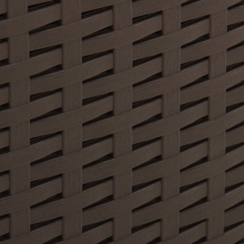 vidaXL Garden Table Mocha 53x53x40 cm Plastic