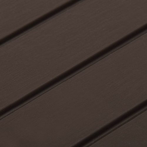 vidaXL Garden Table Mocha 53x53x40 cm Plastic