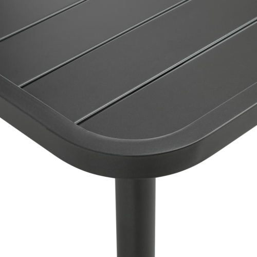 vidaXL Patio Table Dark Grey 31.5"x31.5"x28.3" Steel