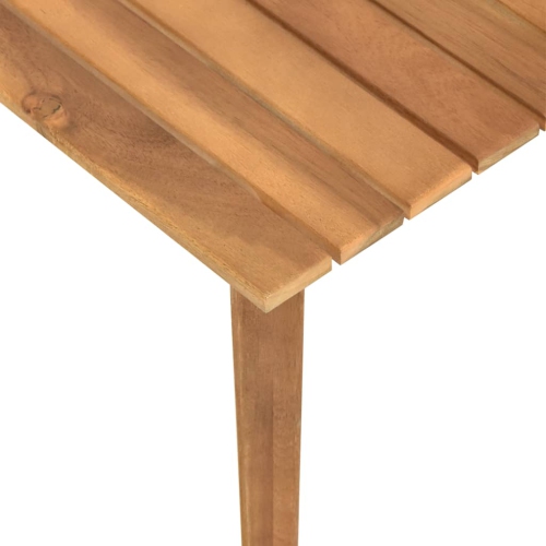 vidaXL Patio Coffee Table 23.6"x23.6"x14.2" Solid Acacia Wood