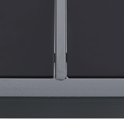 vidaXL Outdoor Dining Table Anthracite 150x90x74 cm Steel