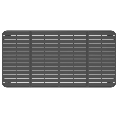 vidaXL Garden Table Anthracite 200x100x71 cm Steel