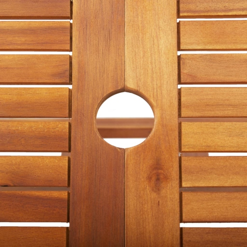 vidaXL Folding Garden Table 90x75 cm Solid Acacia Wood