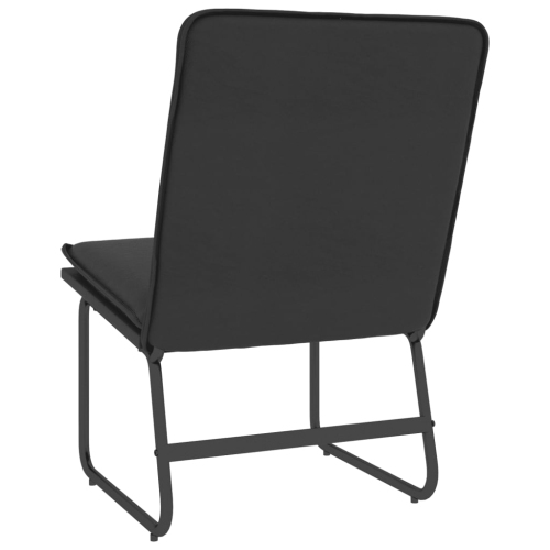 vidaXL Lounge Chair Black 54x75x76 cm Faux Leather
