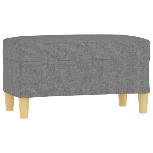 VIDAXL  Bench Dark 70X35X41 Cm Fabric In Grey