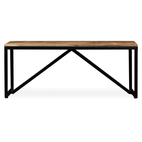 Banc vidaXL en bois de manguier massif 110 x 35 x 35 po 45 cm