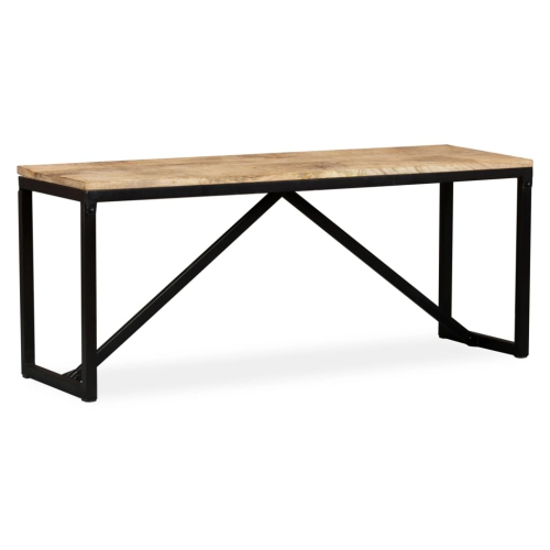 Banc vidaXL en bois de manguier massif 110 x 35 x 35 po 45 cm