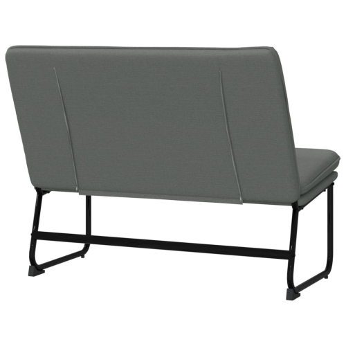 vidaXL Bench Dark Grey 100x75x76 cm Fabric