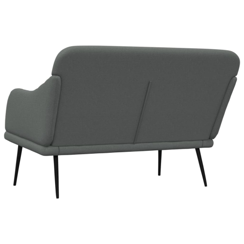 Banc vidaXL en tissu 80&nbsp;cm gris foncé 110 x 76