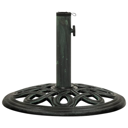 VIDAXL  Umbrella Base Green 40X40X32 Cm Cast Iron