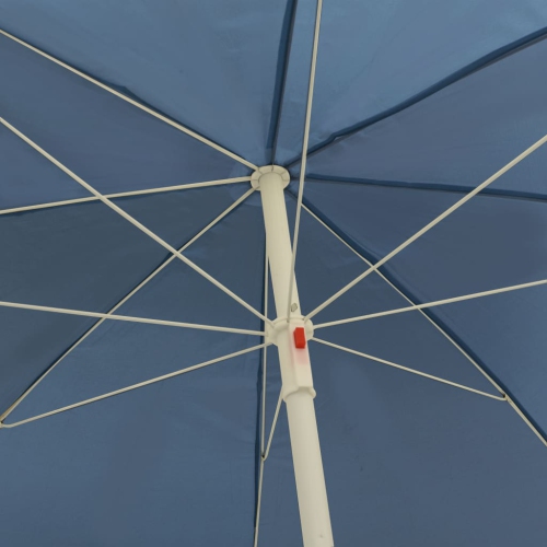vidaXL Beach Umbrella Blue 94.5"
