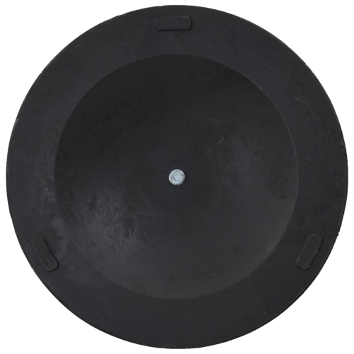 vidaXL Parasol Base Round Polyresin 13 kg Bronze