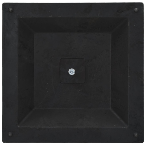 vidaXL Parasol Base Square Polyresin 12 kg Bronze