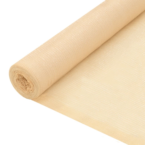 vidaXL Privacy Net HDPE 2x10 m Beige