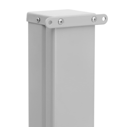 vidaXL Patio Retractable Side Awning 55.1"x236.2" Gray