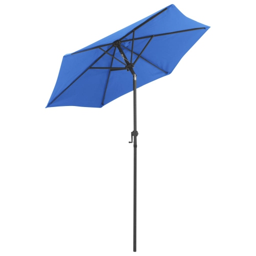 VisdaXL Parasol bleu aluminium 78,7 x x83,1 po