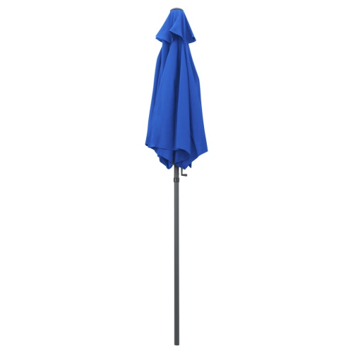 VisdaXL Parasol bleu aluminium 78,7 x x83,1 po