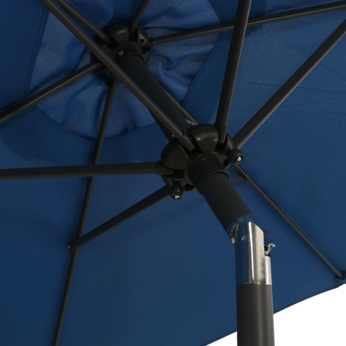 VisdaXL Parasol bleu aluminium 78,7 x x83,1 po