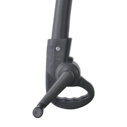 Parasol en porte-à-faux avec poteau en acier de 118,1 po de vidaXL, vert