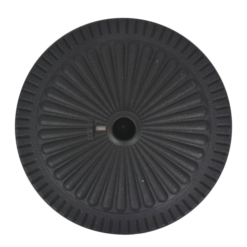 vidaXL Parasol Base Resin Round Black 14 kg