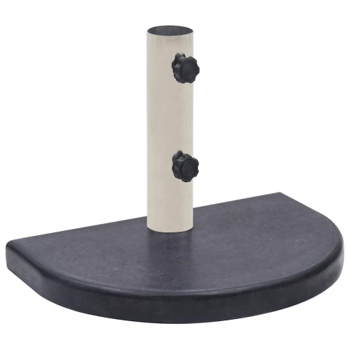 vidaXL Umbrella Base Black 40x28x4 cm Granite