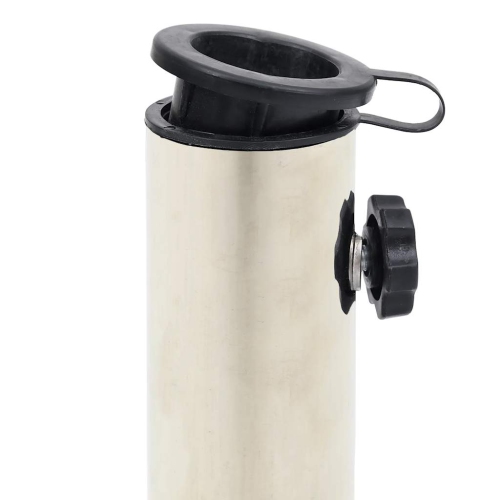 vidaXL Umbrella Base Black 40x28x4 cm Granite