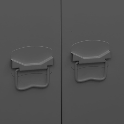 vidaXL Industrial Wardrobe Anthracite 90x50x180 cm Metal