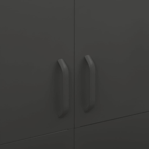 Armoire VIdaXL Anthracite 90x50x180 cm acier