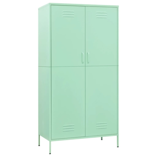 vidaXL Wardrobe Mint 90x50x180 cm Steel