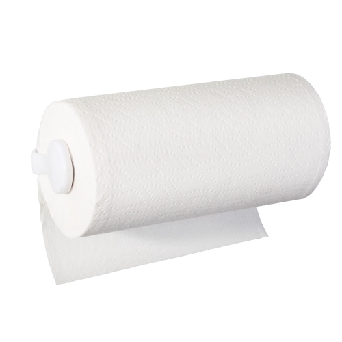 mDesign Plastic Wall Mount / Under Cabinet Paper Towel Holder