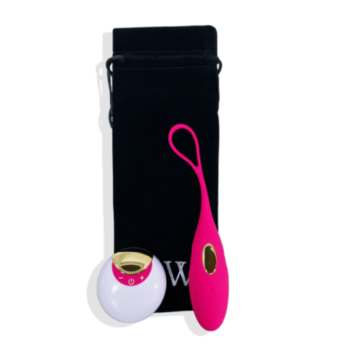 V For Vibes Remote Egg Vibrator Trivia, Remote Control Vibrating Egg - Pink