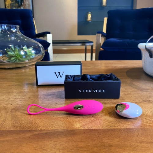 V For Vibes Remote Egg Vibrator Trivia, Remote Control Vibrating Egg - Pink