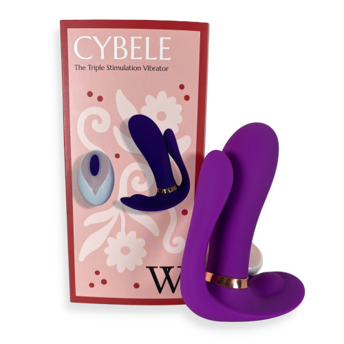 Image 1 of 7.. V For Vibes Triple Stimulation Vibrator Cybele - Purple