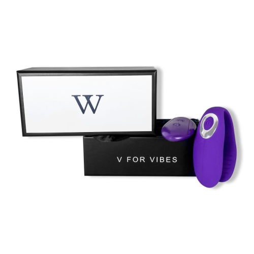 V pour Vibes – Vibes Vibes Vibes Vibes – Vibrateur en forme de C – Noir